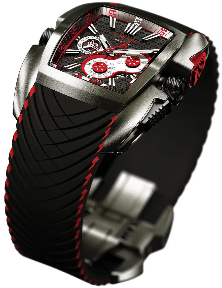Cyrus Watch Kuros Titanium Black Dial Monaco Limited Edition