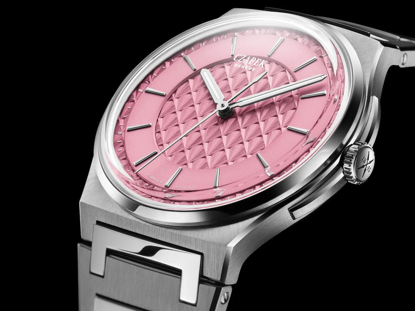 Czapek Antarctique S Sashiko Pink Lotus Limited Edition