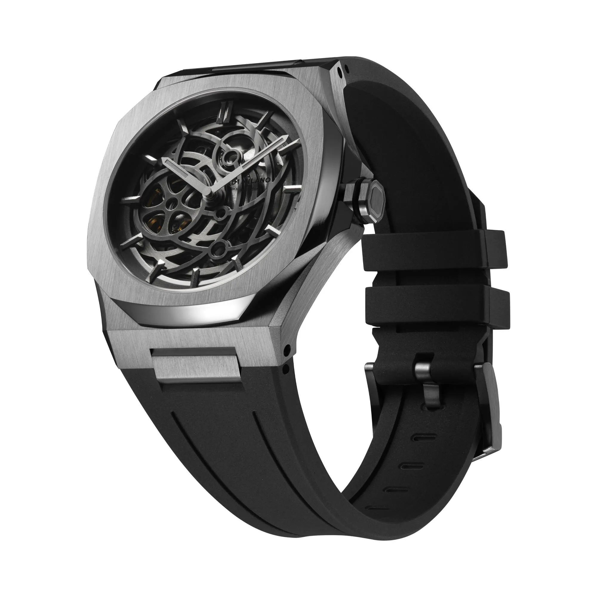 D1 Milano Gun Metal Automatic Men's Watch