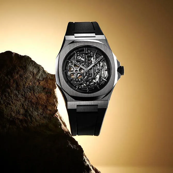 D1 Milano Gun Metal Automatic Men's Watch