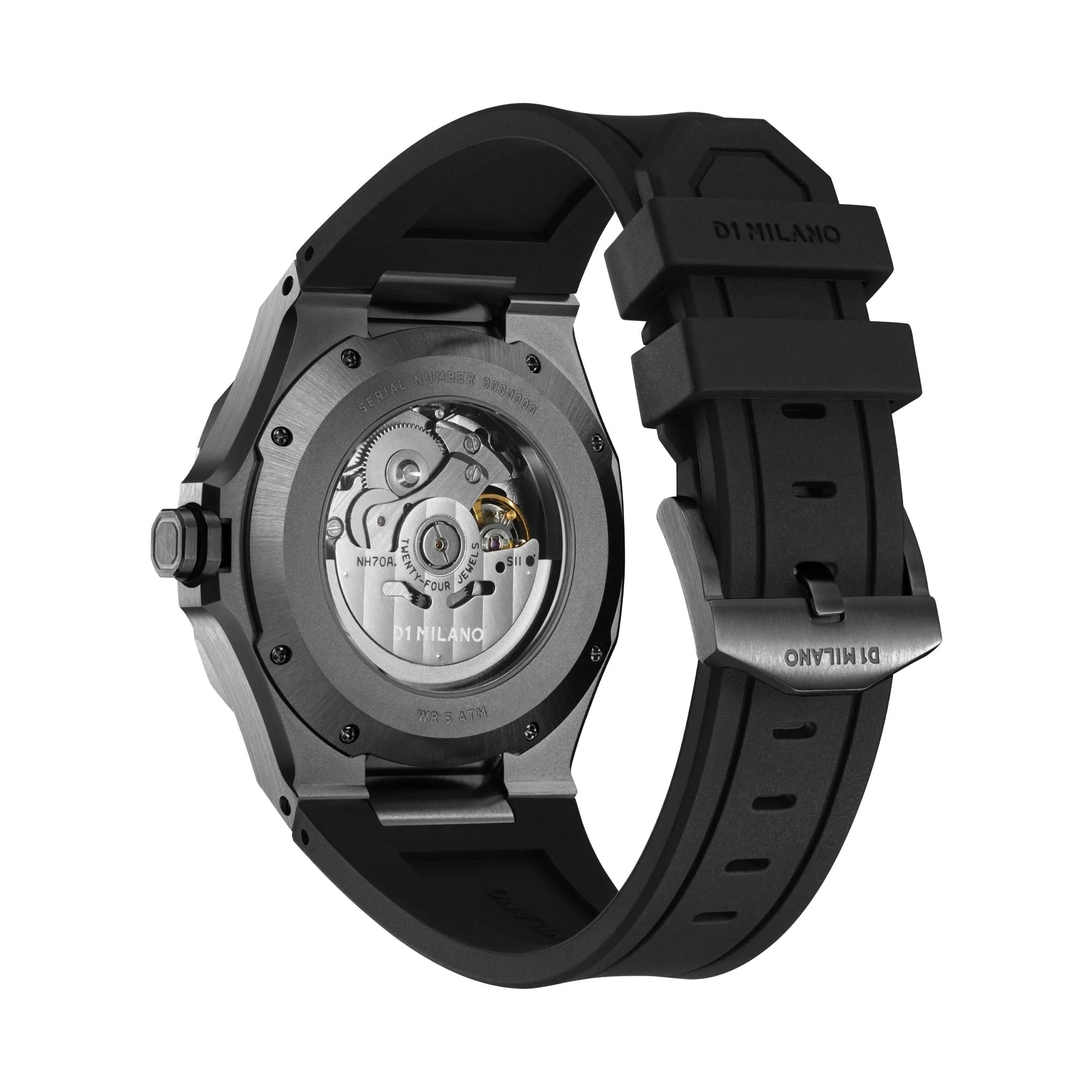 D1 Milano Gun Metal Automatic Men's Watch
