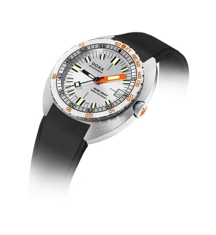 DOXA Sub 200T Searambler Iconic Sunray Rubber - 804.10.021.10