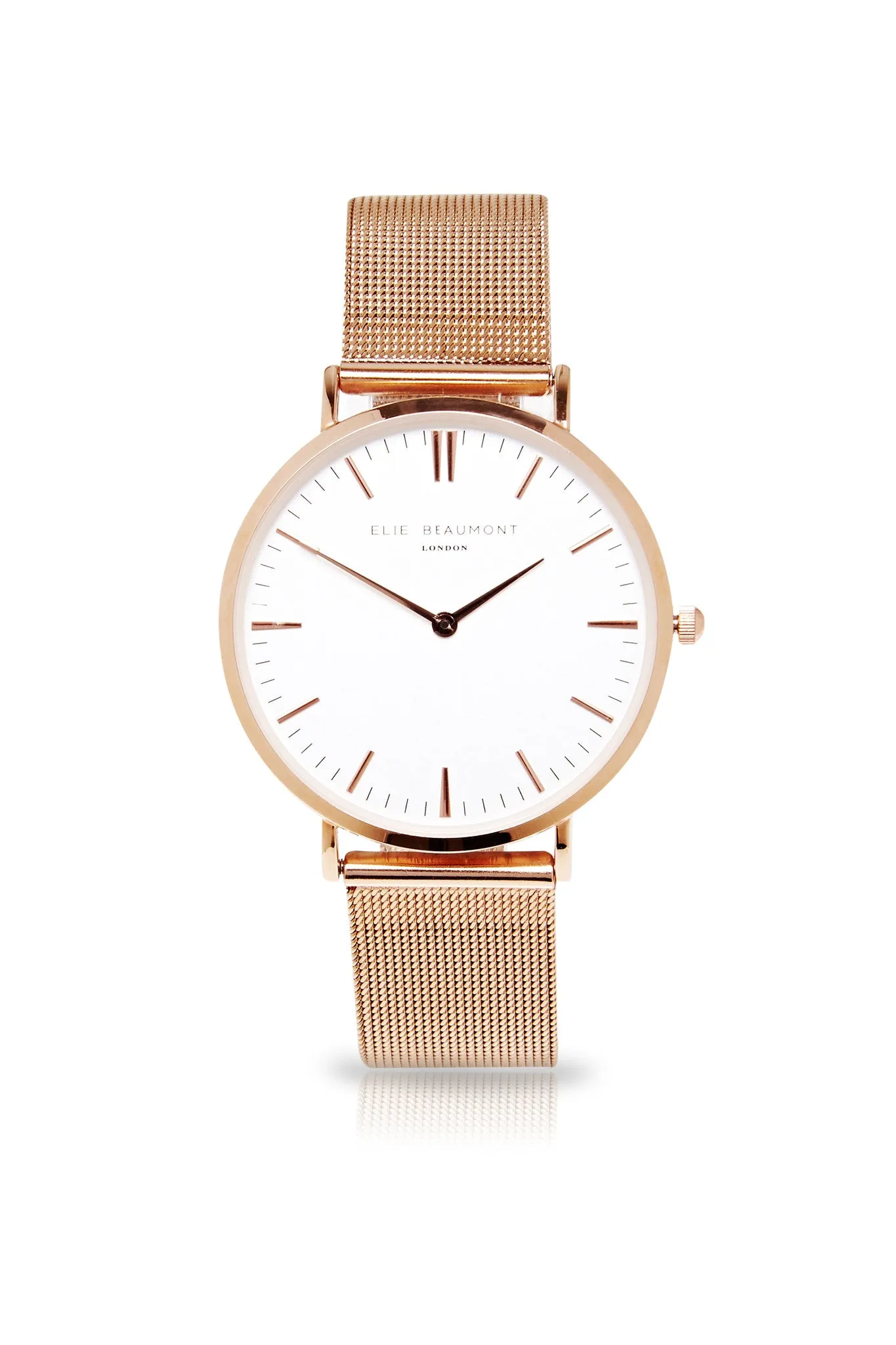Elie Beaumont Oxford Mesh Small - Rose Strap/White