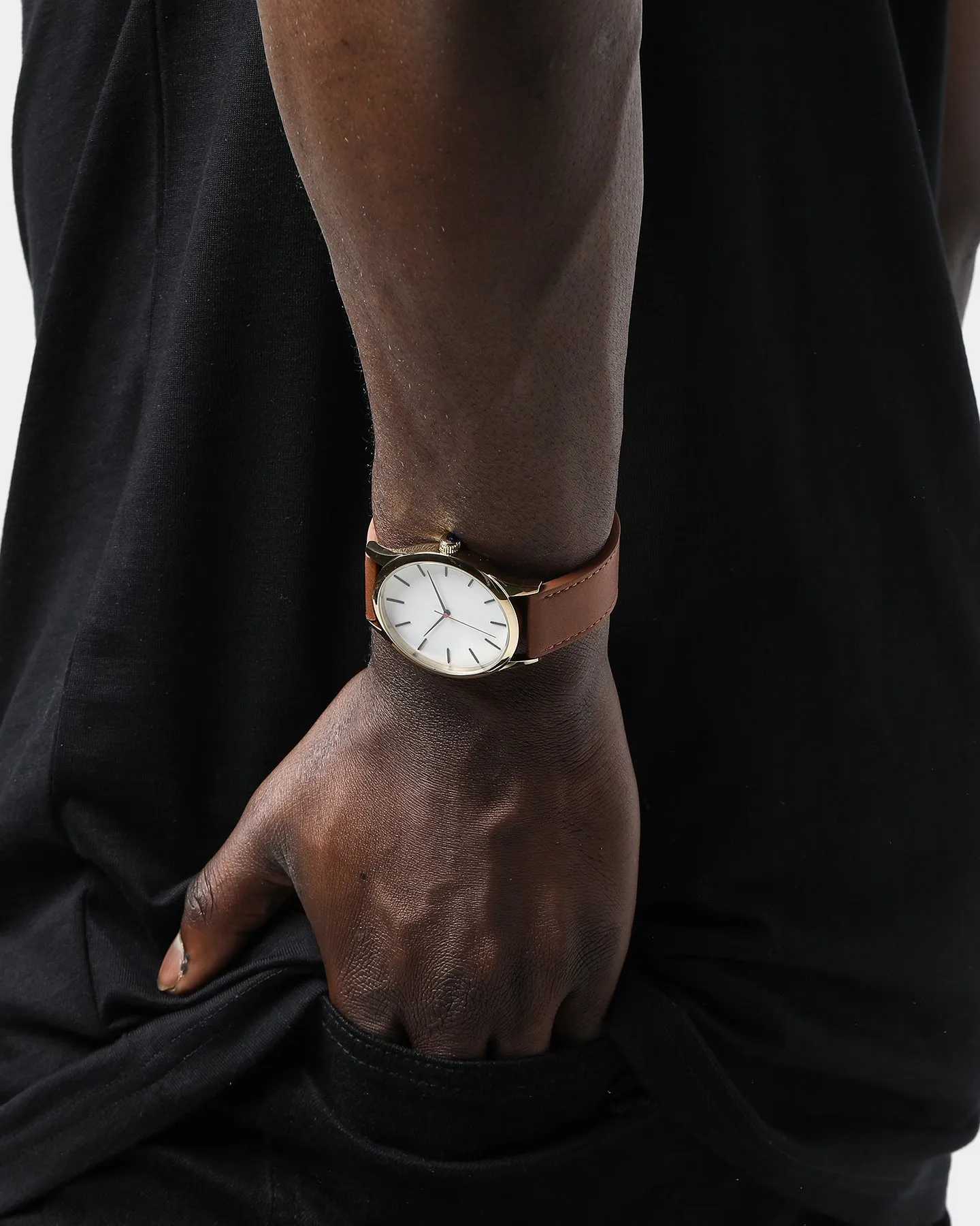 ENES Common Watch Tan/White