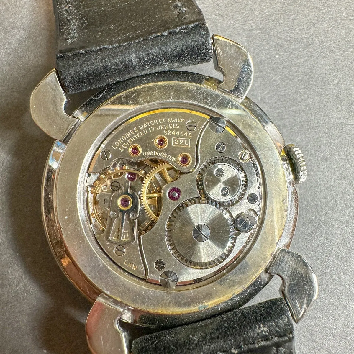 Estate Longines 14K W Gold Manual Watch ref#APL-30