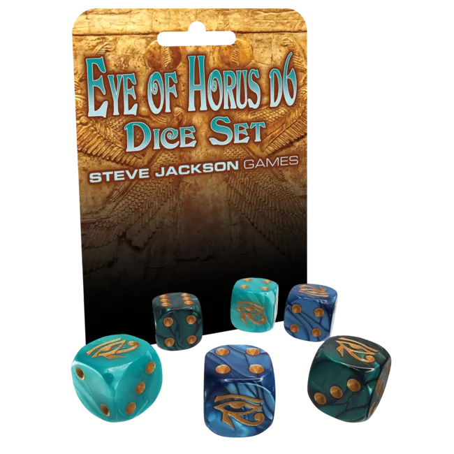 Eye of Horus d6 Dice Set