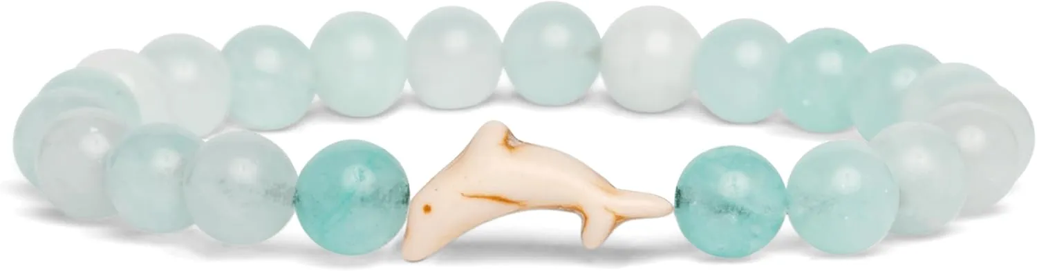 Fahlo Dolphin Tracking Bracelet, Elastic, supports FIU Marine Conservation, one size fits most for Men and Women