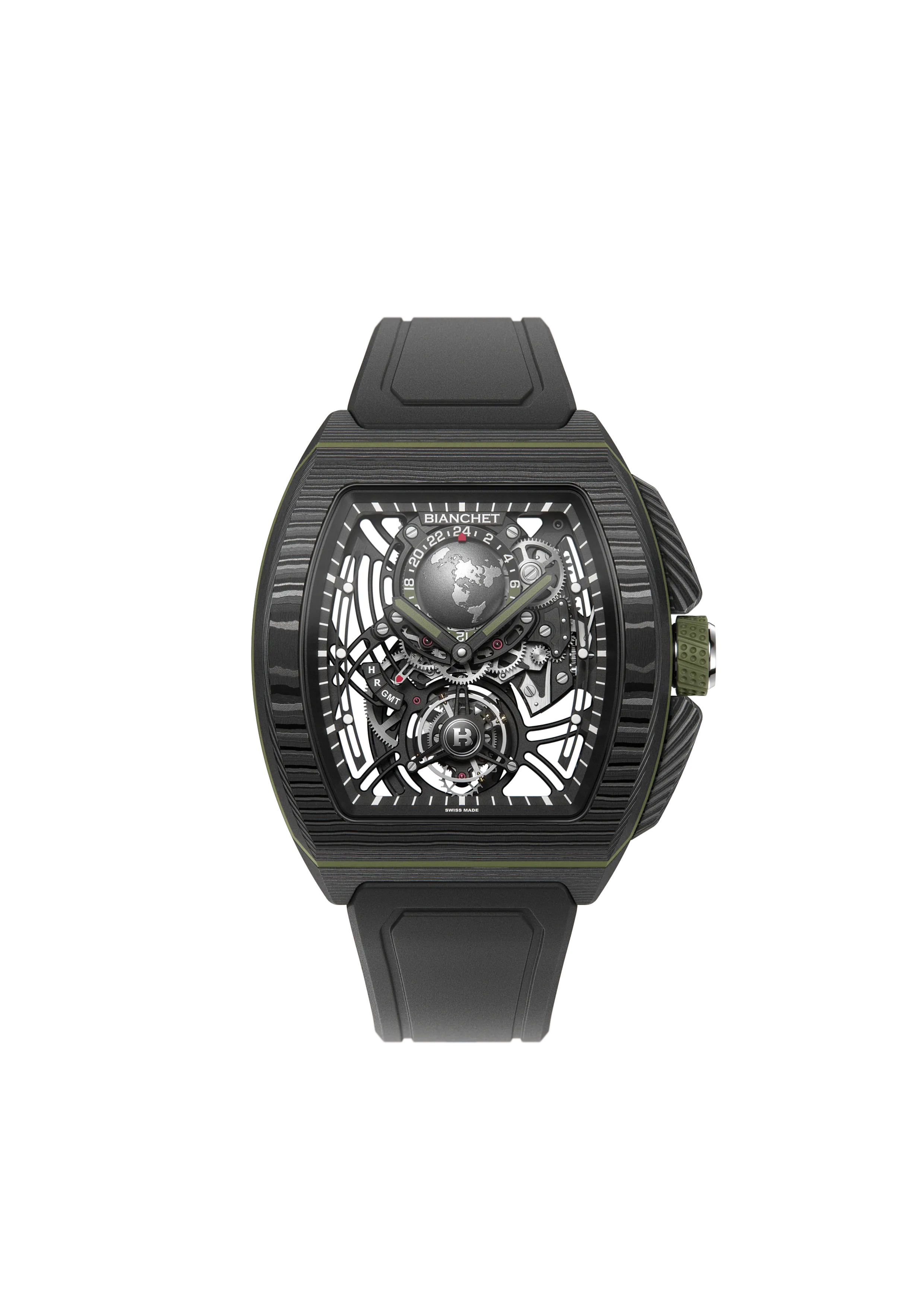 Flying Tourbillon Sport GMT B 1.618 Carbon Fern Green