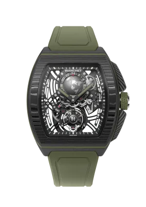 Flying Tourbillon Sport GMT B 1.618 Carbon Fern Green