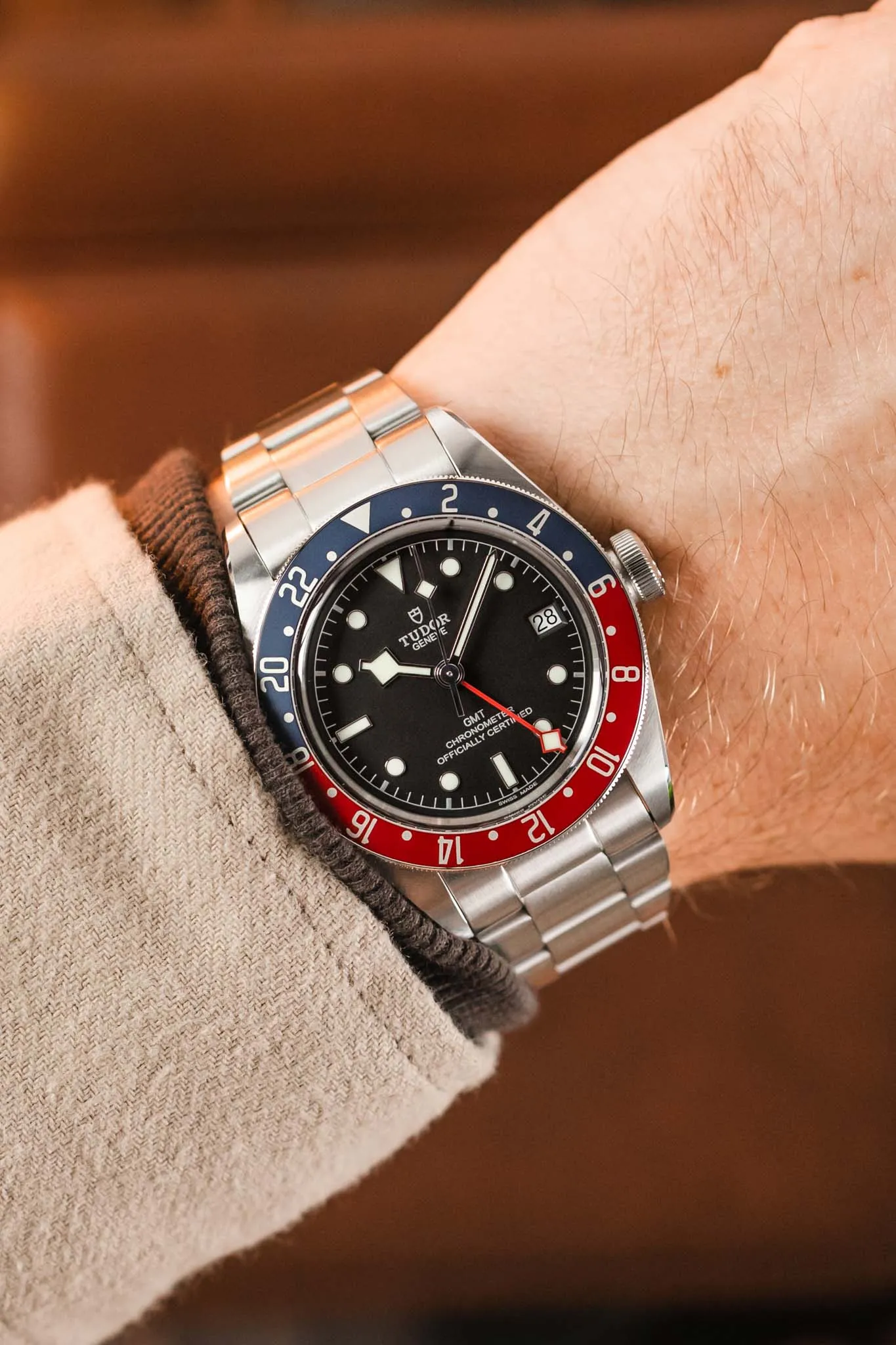 Forstner MODEL O Stainless Steel Oyster-Style Watch Bracelet for TUDOR Black Bay - BRUSHED Finish