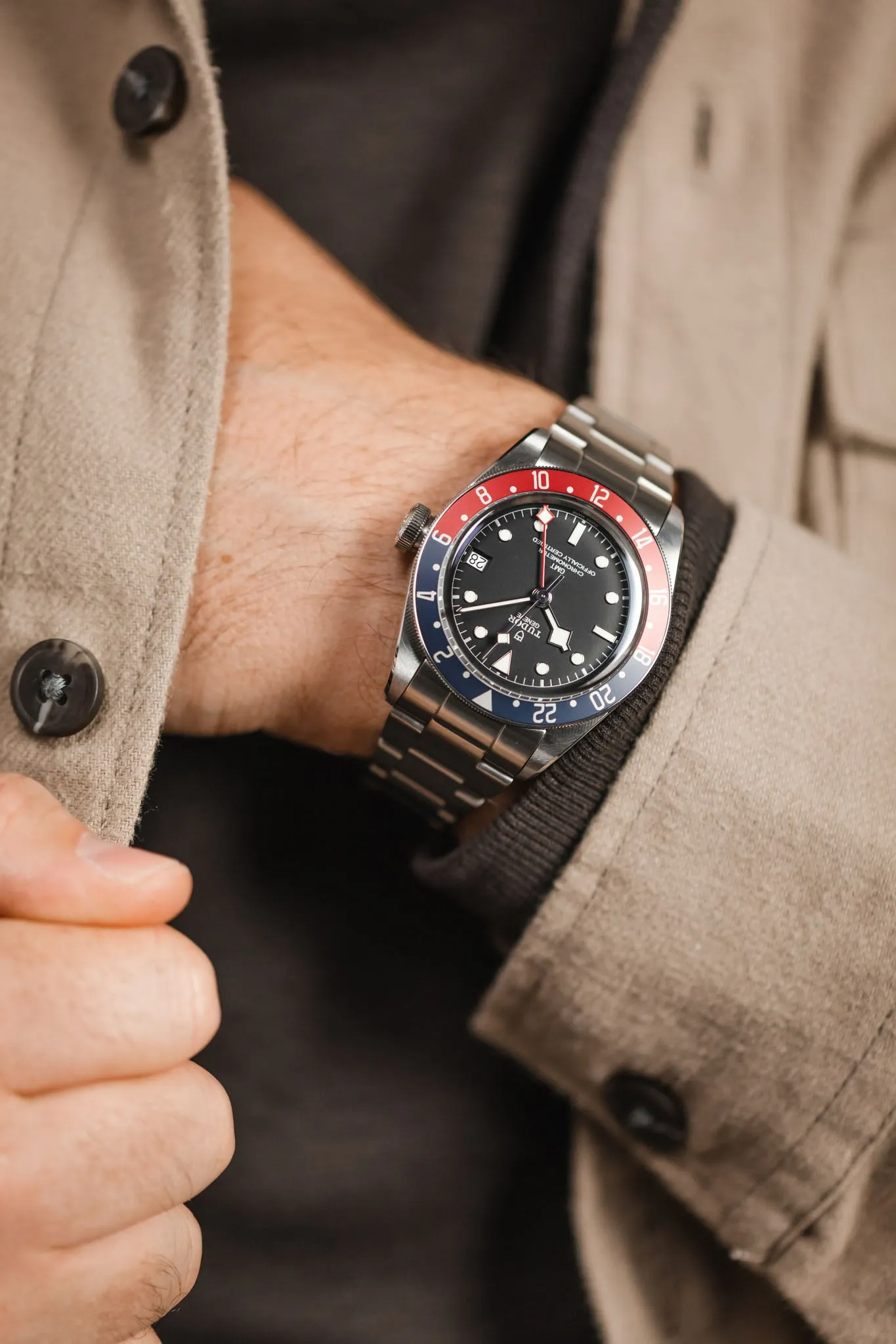 Forstner MODEL O Stainless Steel Oyster-Style Watch Bracelet for TUDOR Black Bay - BRUSHED Finish