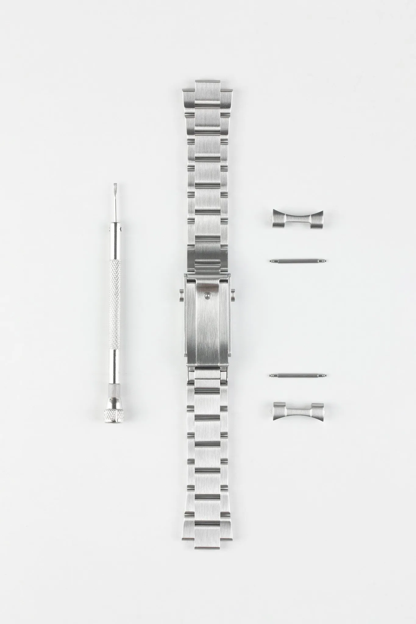Forstner MODEL O Stainless Steel Oyster-Style Watch Bracelet for TUDOR Black Bay - BRUSHED Finish