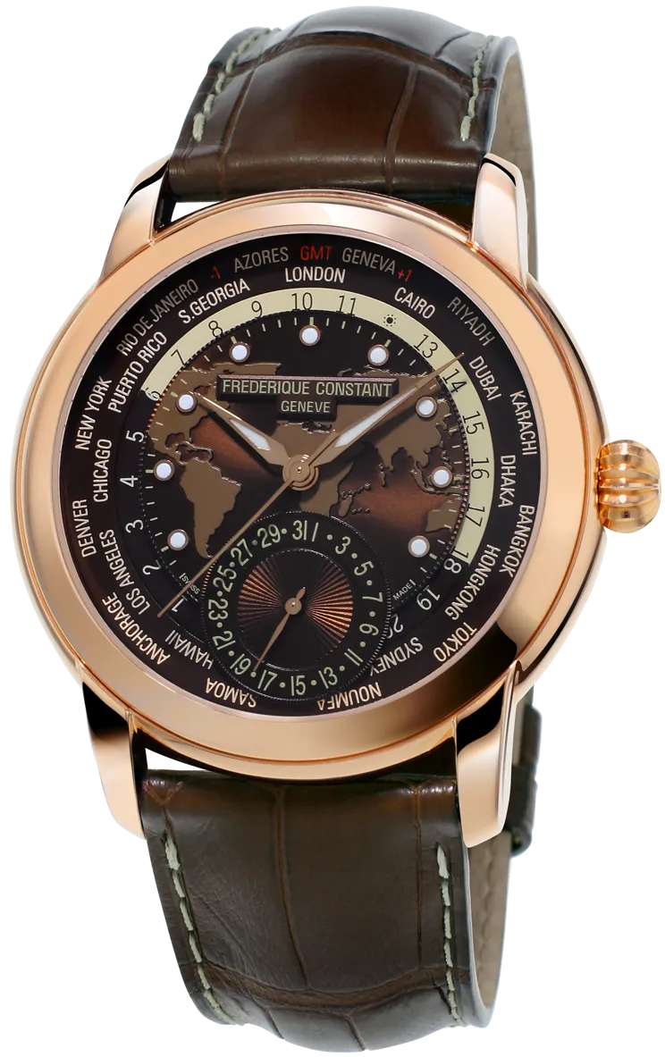 Frederique Constant Watch Classic Worldtimer Manufacture
