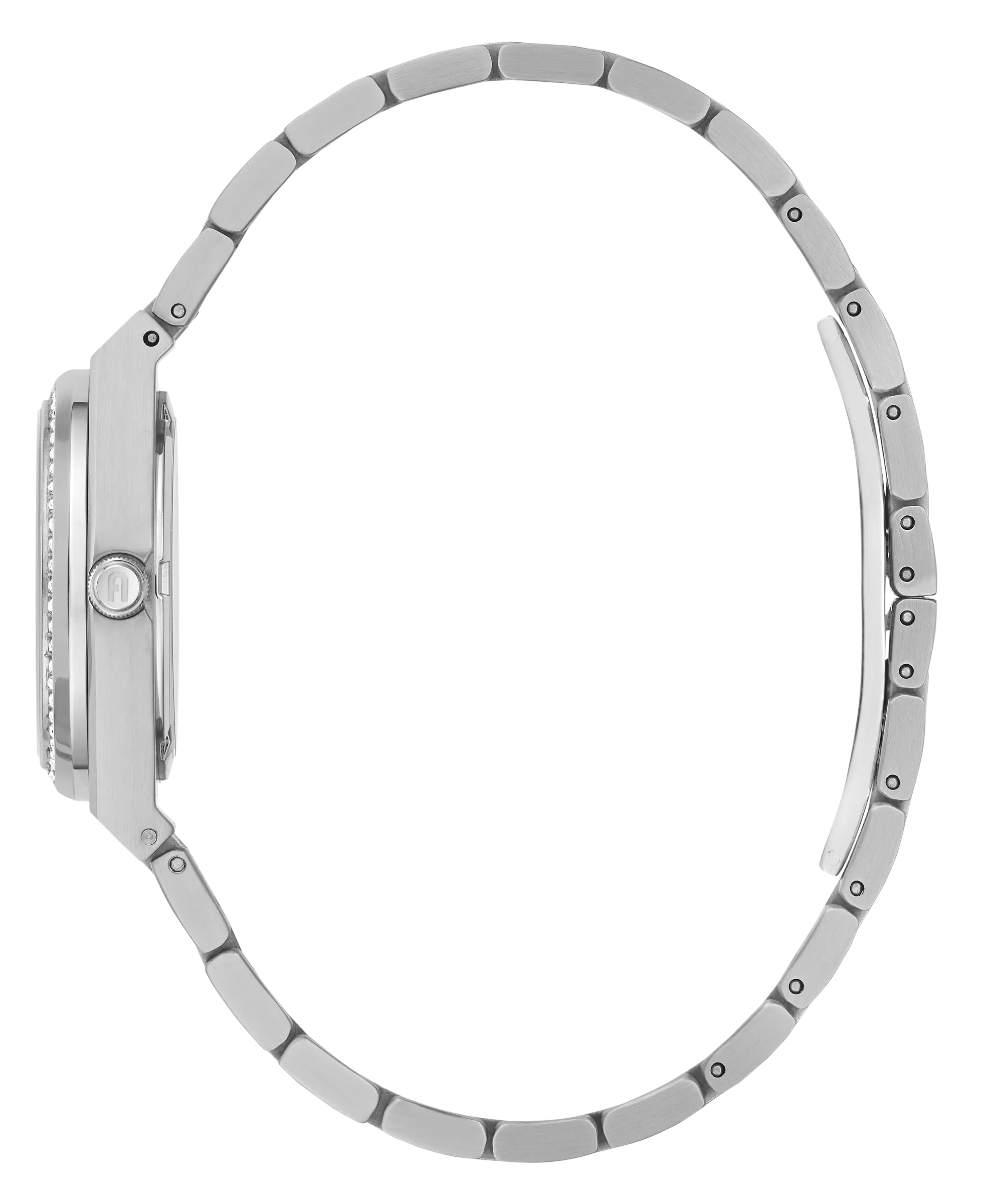 Furla - Tempo Mini Crystak Silver Bracelet Watch