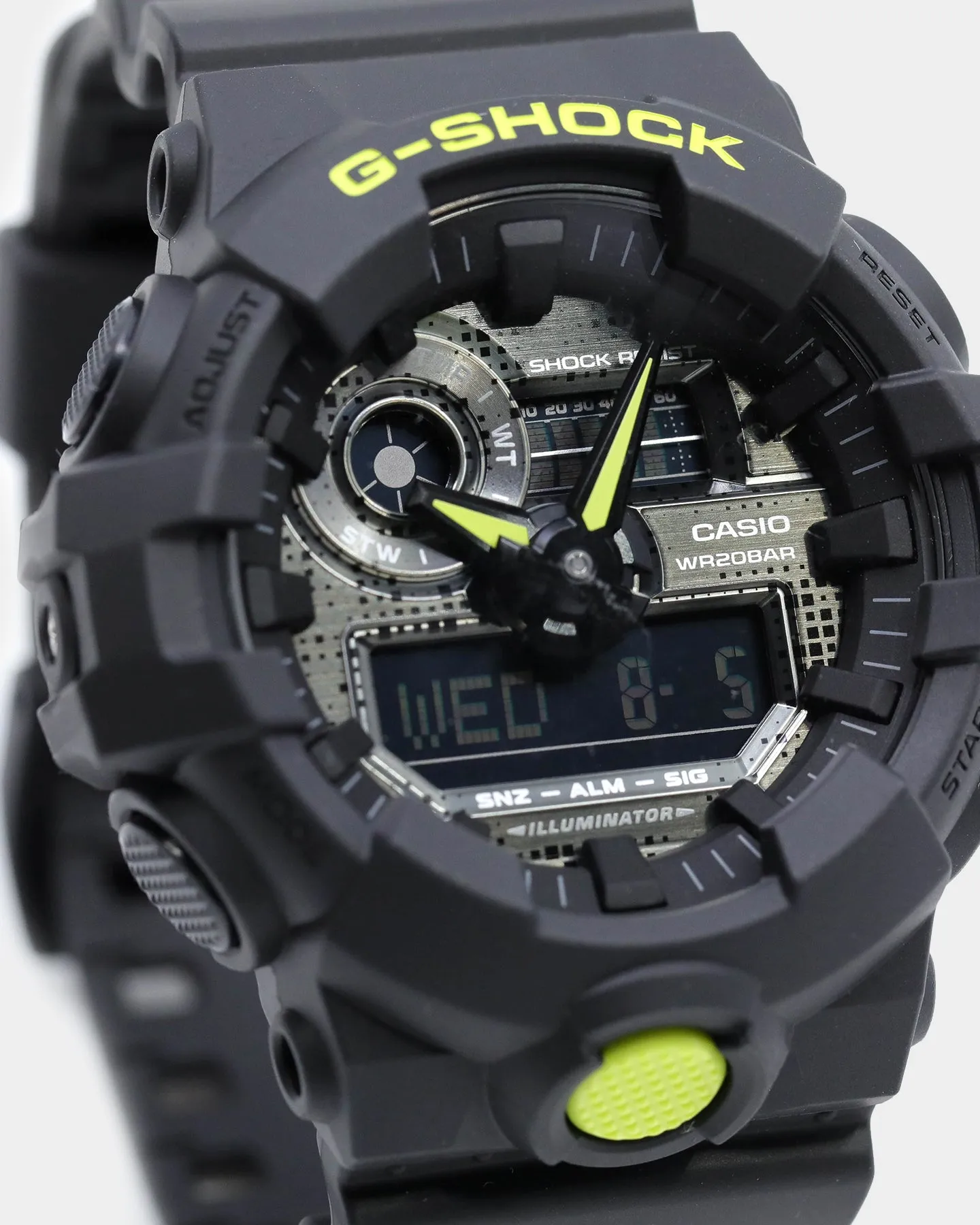 G-Shock GA700DC-1A Analog Digital Black/Neon