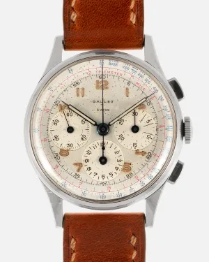 Gallet Multichron 12 EP40 Chronograph White