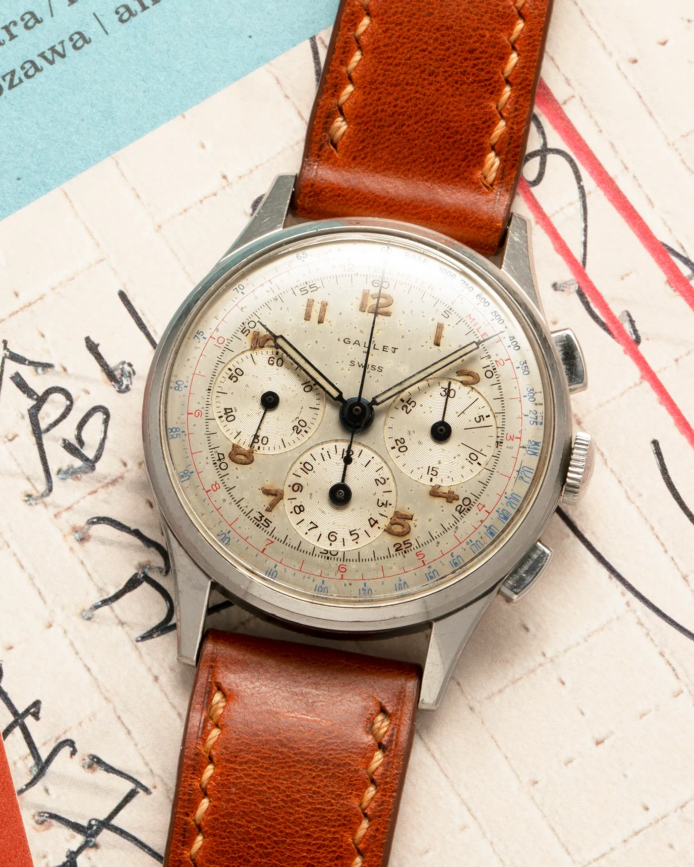 Gallet Multichron 12 EP40 Chronograph White