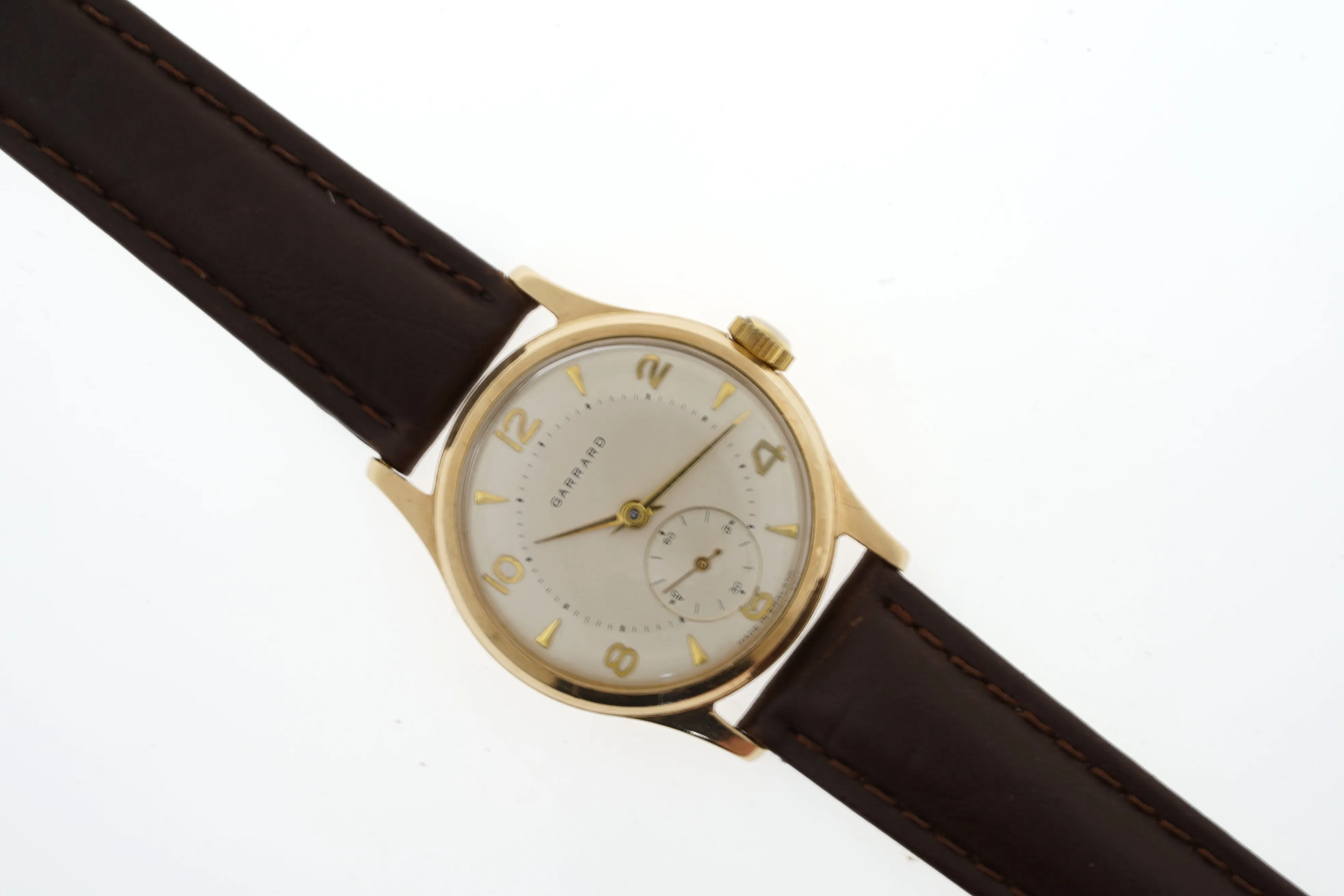 GARRARD SMITHS RETAILED FOR FORD PRESENTATION WATCH WITH SMITHS 18 JEWEL HIGHEST GRADE MANUAL MOVEMENT IN THE ORIGINAL FORD BOX WITH PAPERS 2