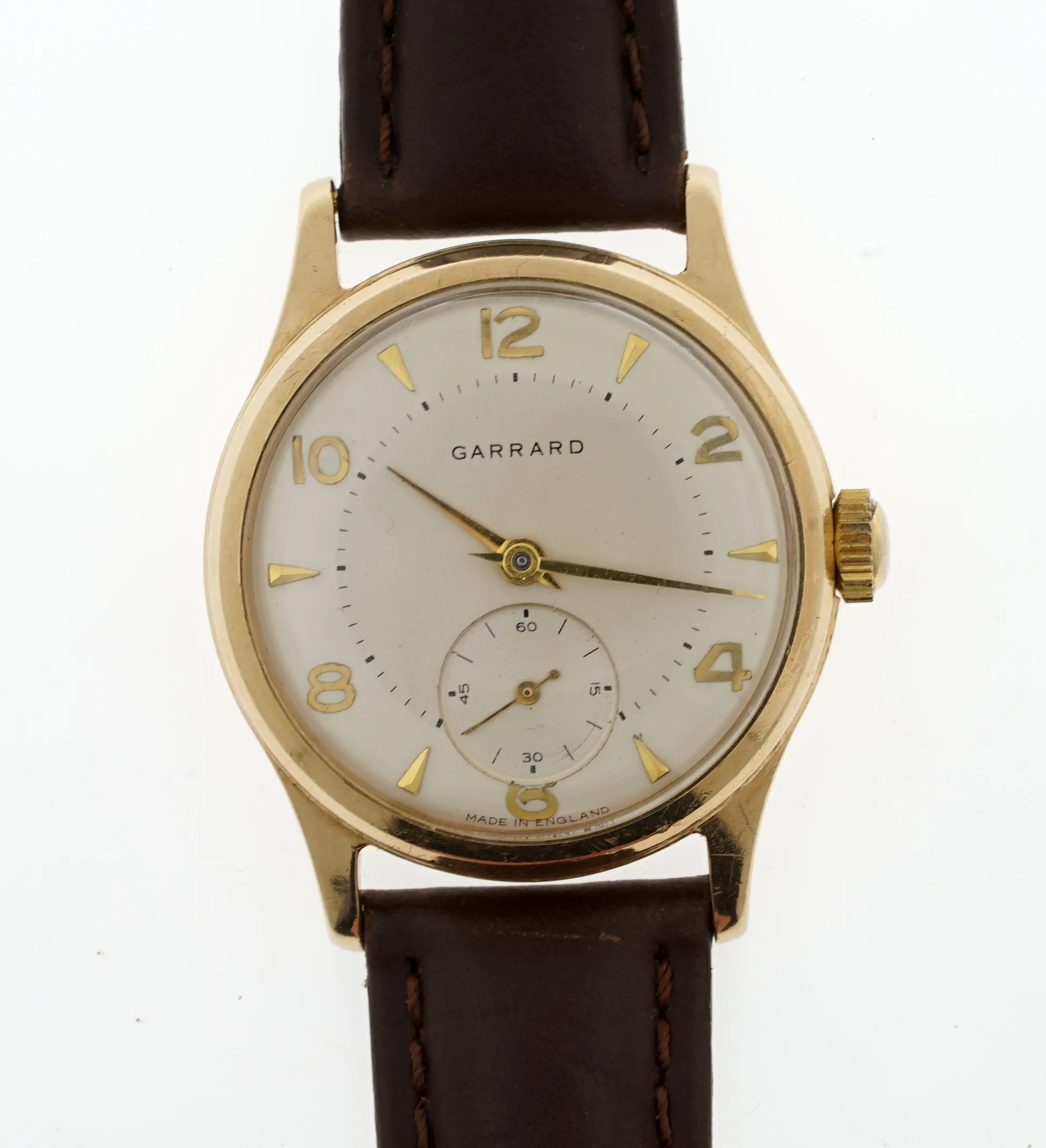 GARRARD SMITHS RETAILED FOR FORD PRESENTATION WATCH WITH SMITHS 18 JEWEL HIGHEST GRADE MANUAL MOVEMENT IN THE ORIGINAL FORD BOX WITH PAPERS 2