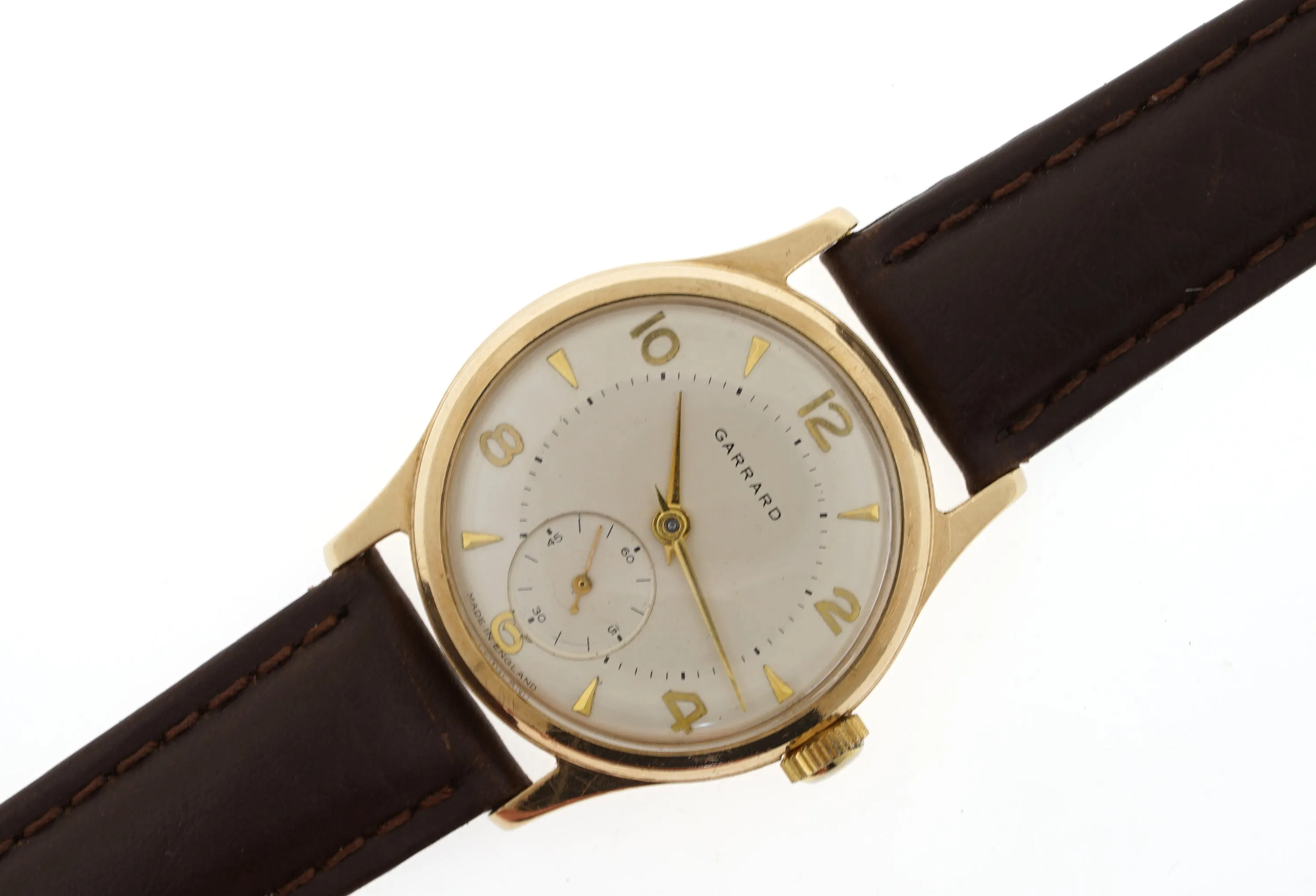 GARRARD SMITHS RETAILED FOR FORD PRESENTATION WATCH WITH SMITHS 18 JEWEL HIGHEST GRADE MANUAL MOVEMENT IN THE ORIGINAL FORD BOX WITH PAPERS 2