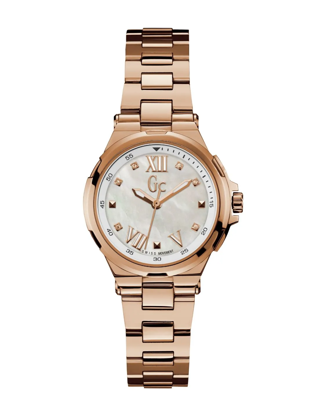GC Ladies Wrist Watch White - Y33105L1