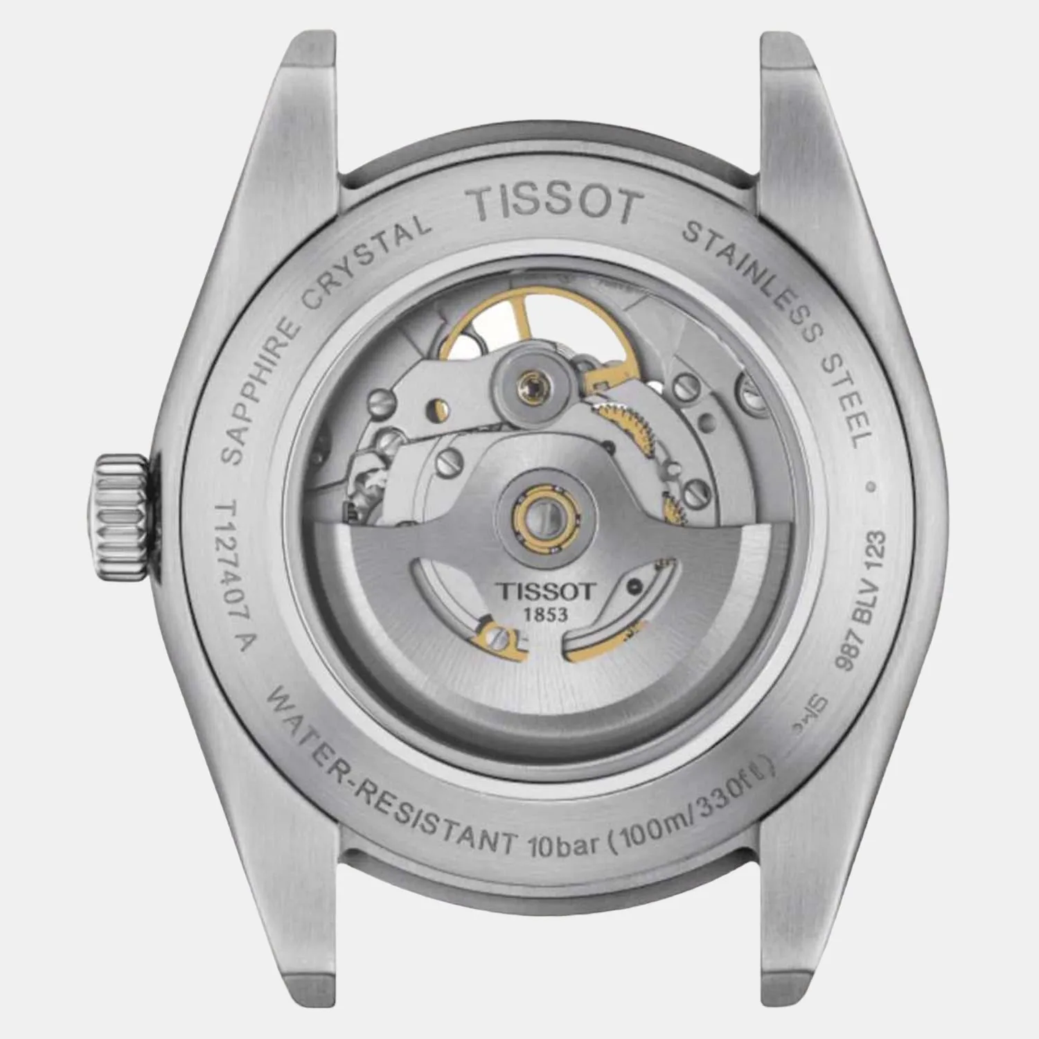 Gentleman Men Analog Stainless Steel Watch T1274071104101
