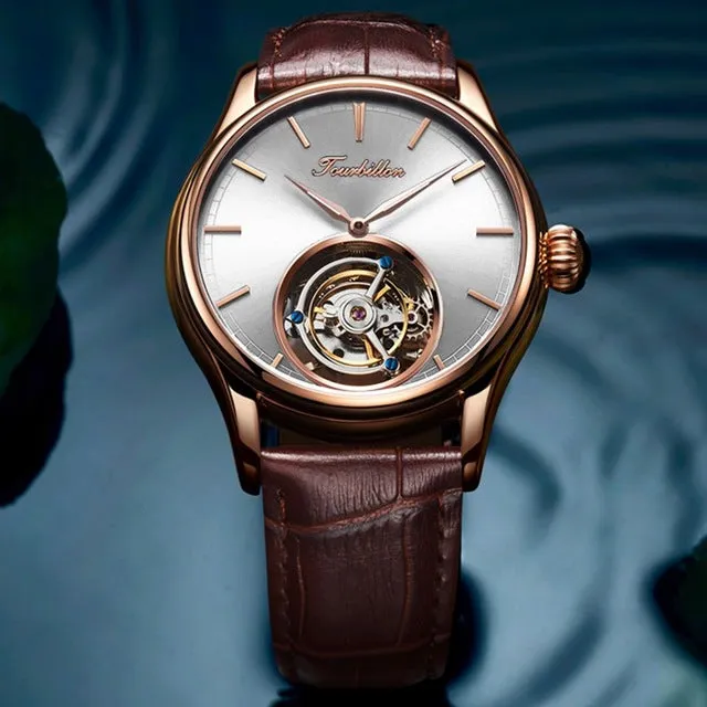 GIV Real Tourbillon Watch Men Mechanical Hand Wind Sapphire Mens Watches Top Brand Fashion Clock Male Relogio Masculino 2020