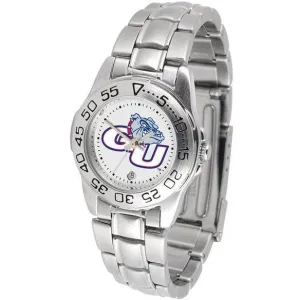 Gonzaga Bulldogs Ladies Steel Band Sports Watch