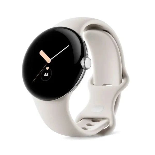 Google Pixel Watch, (Wi-Fi), silver/white