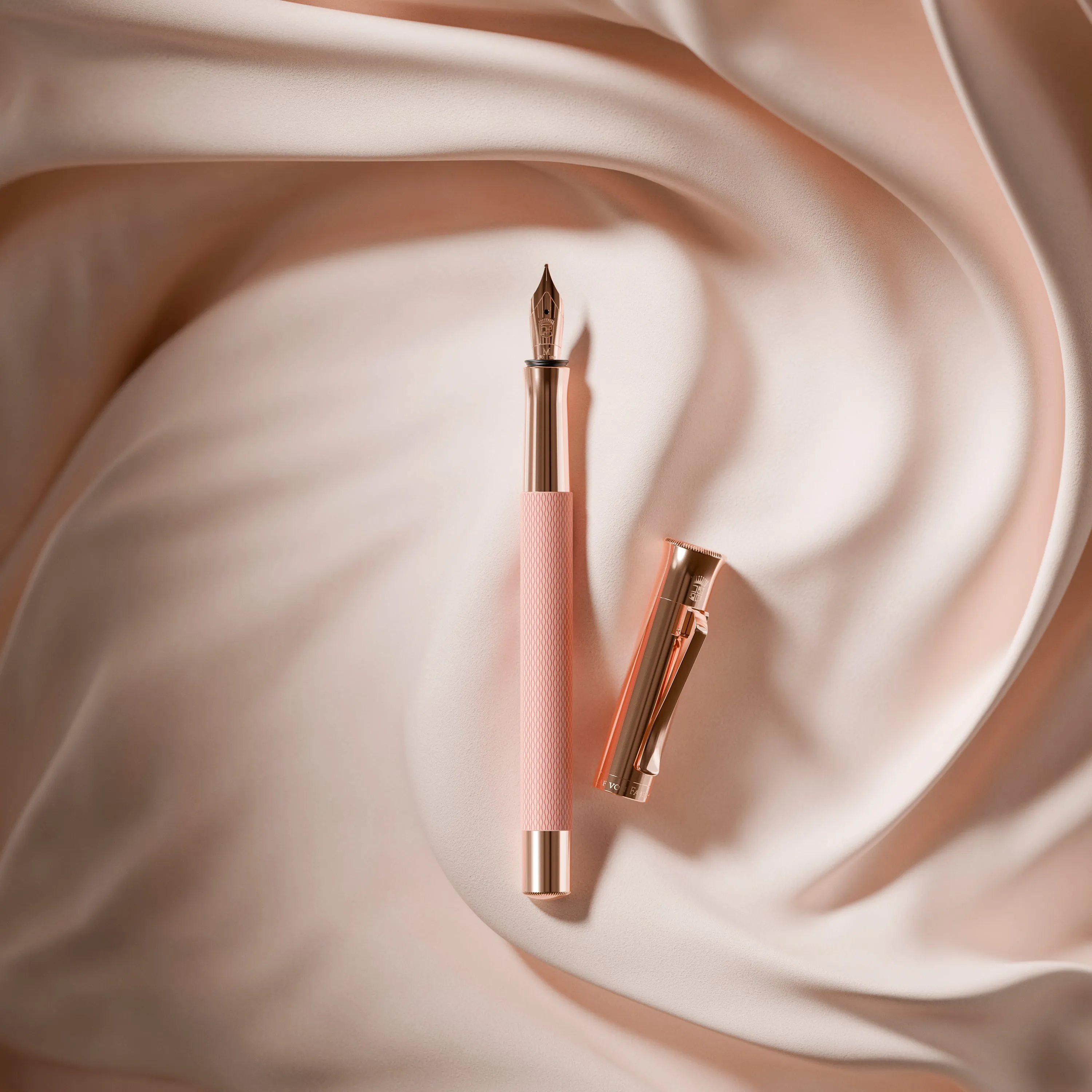 Graf von Faber-Castell Guilloche Rose Blush, Fountain Pen