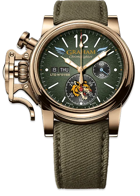 Graham Chronofighter Vintage Bronze Flying Tigers Limited Edition