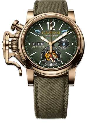 Graham Chronofighter Vintage Bronze Flying Tigers Limited Edition