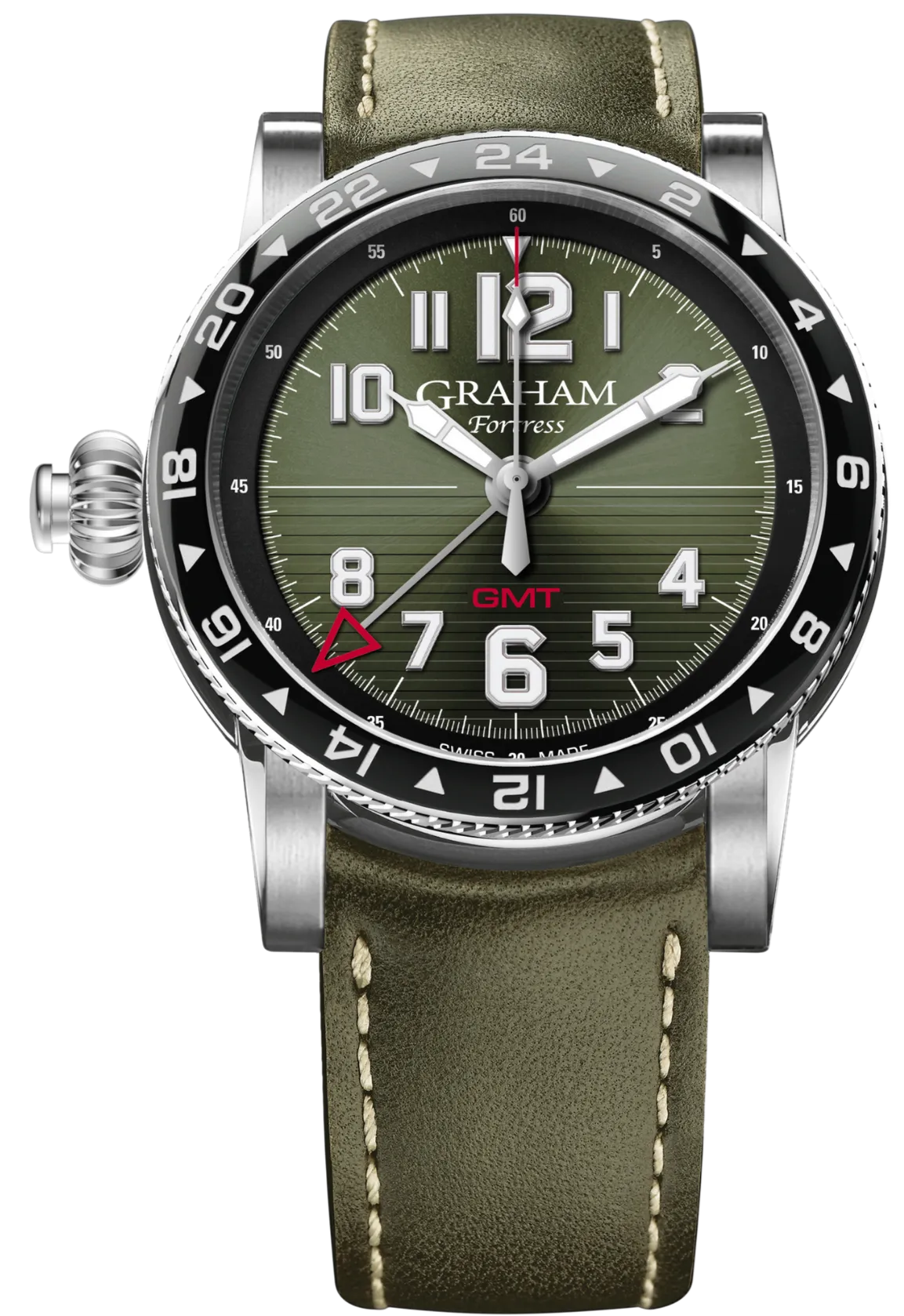 GRHM Watch FORStress GMT Green