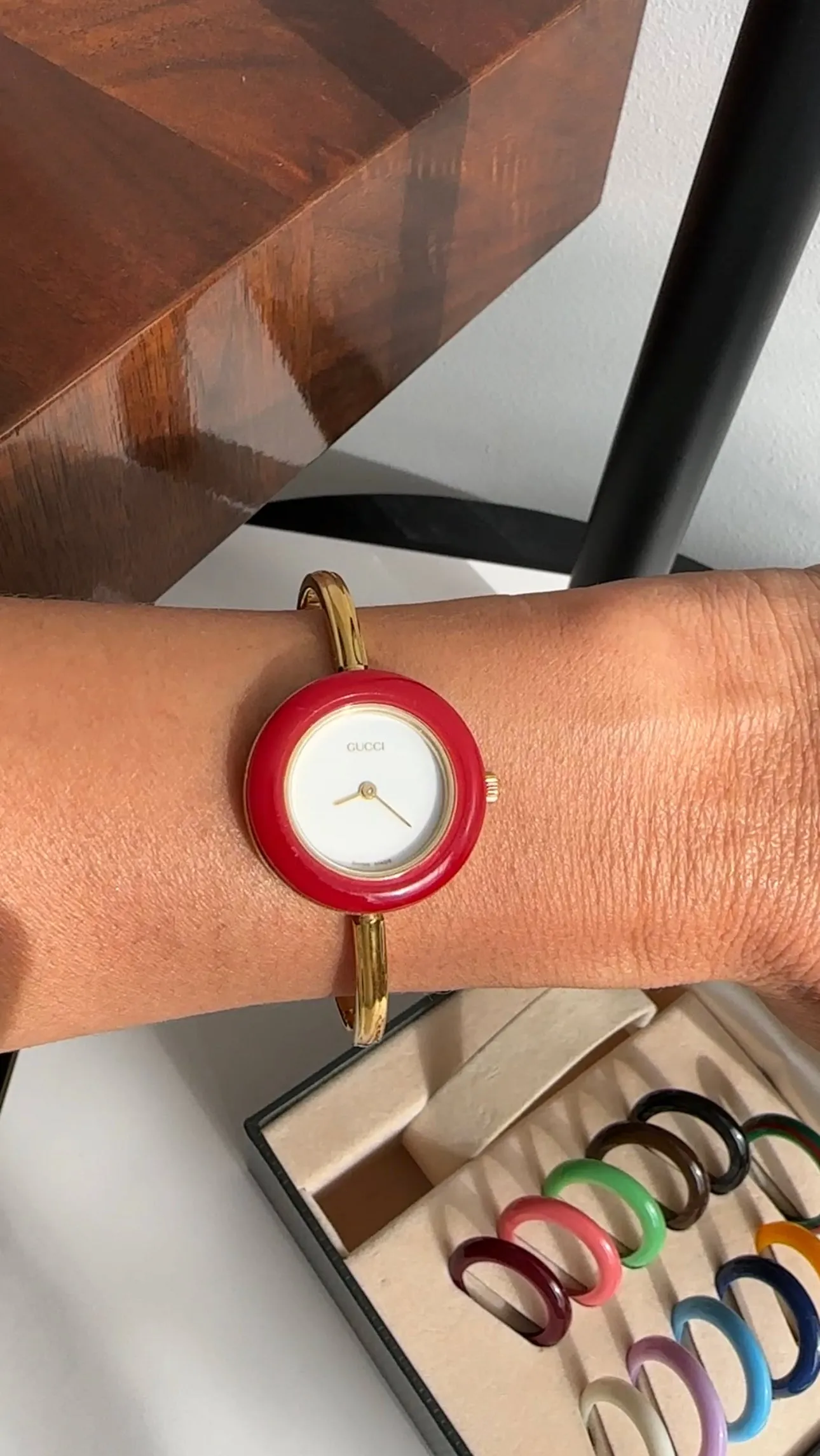 Gucci Vintage Interchangeable Bezel Bracelet Watch