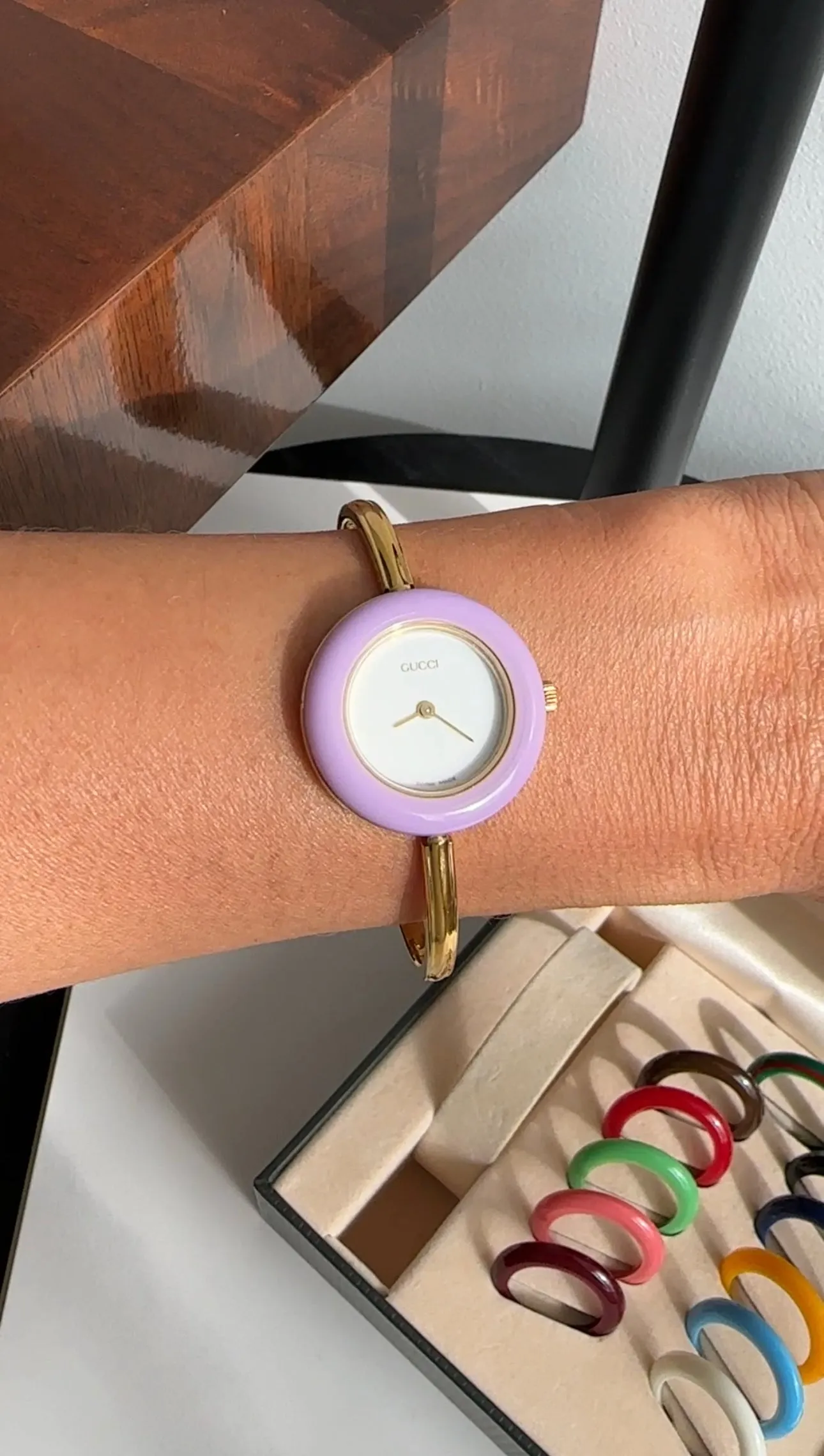 Gucci Vintage Interchangeable Bezel Bracelet Watch