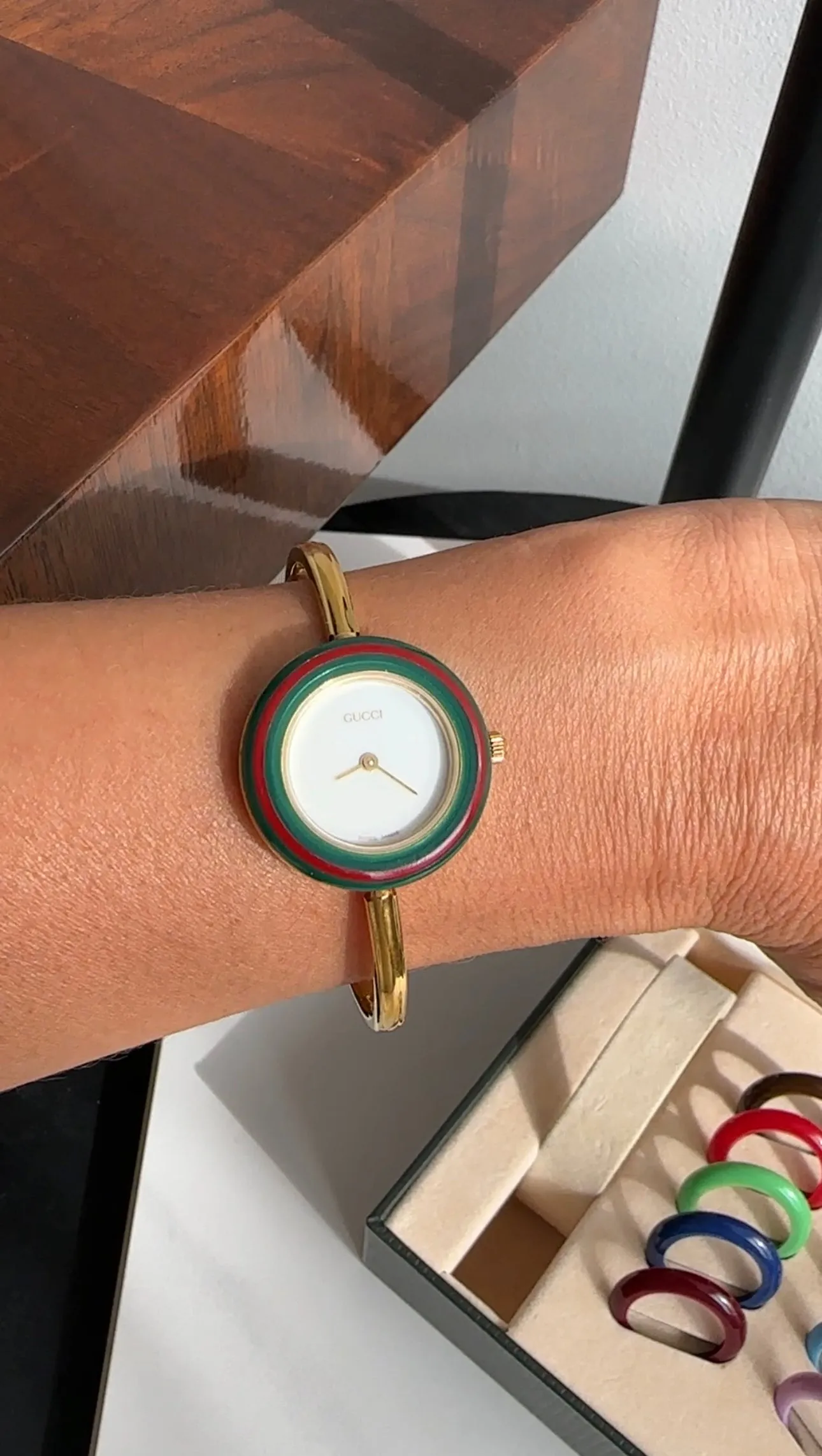 Gucci Vintage Interchangeable Bezel Bracelet Watch