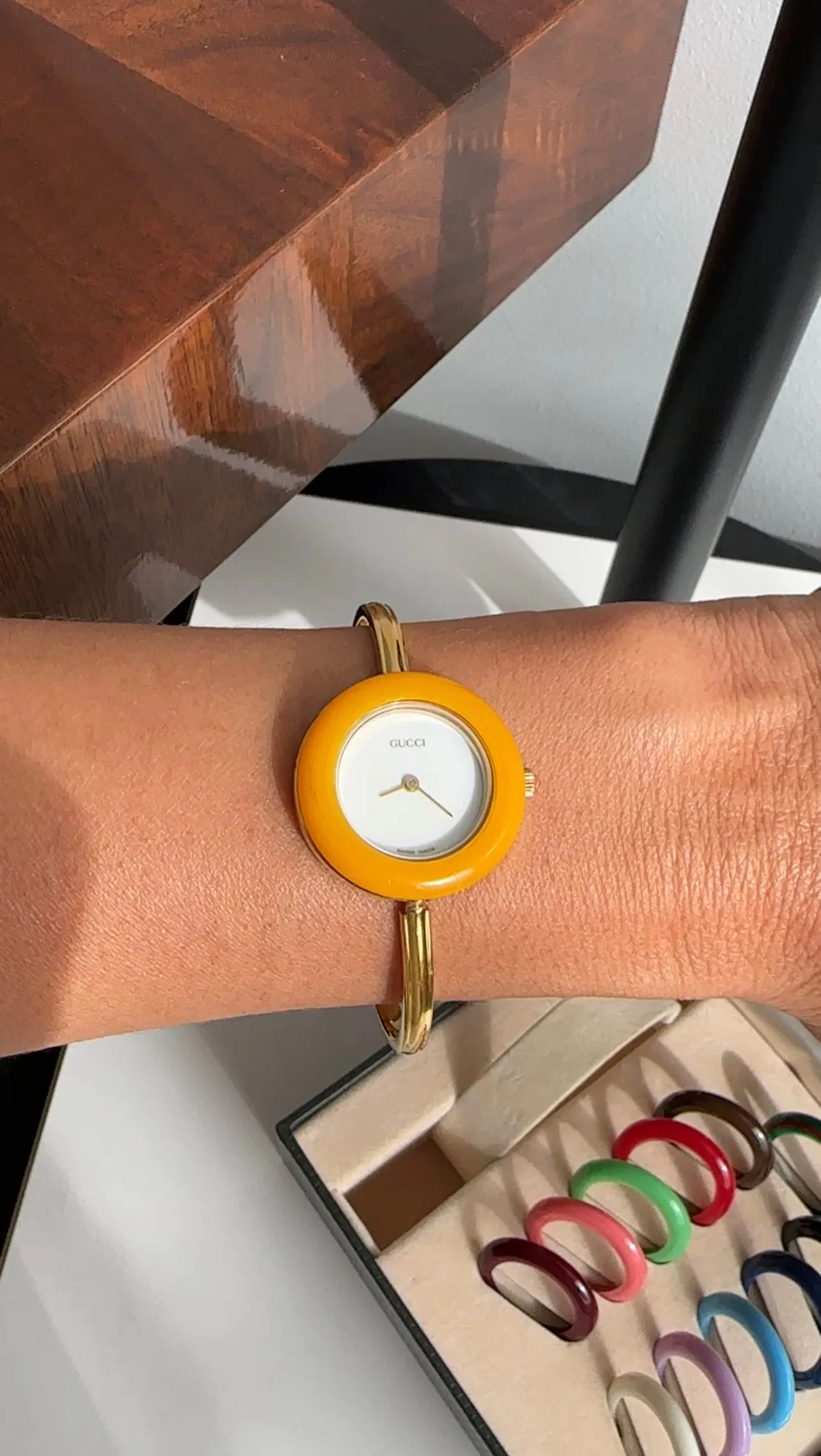 Gucci Vintage Interchangeable Bezel Bracelet Watch