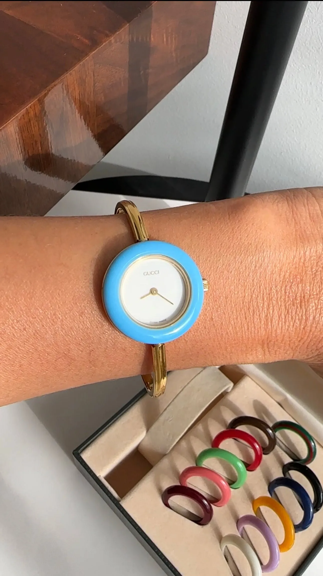 Gucci Vintage Interchangeable Bezel Bracelet Watch