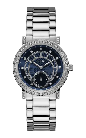 Guess Women Blue Dial Analog Watch - W1006L1