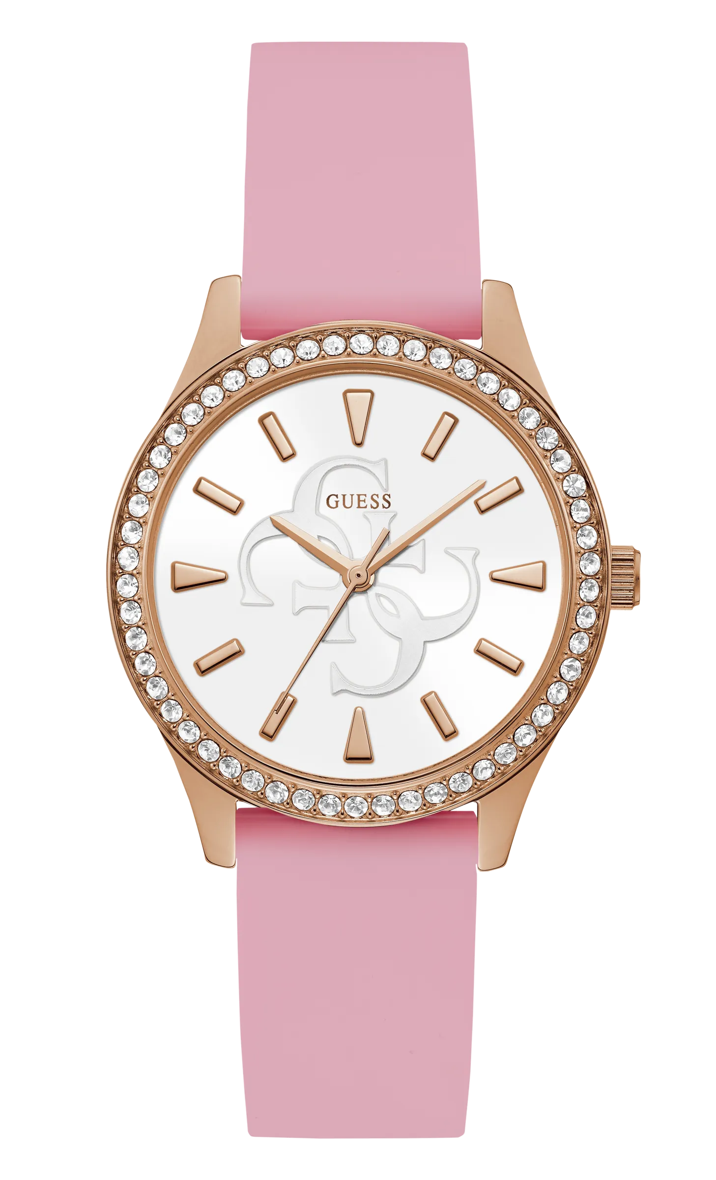 Guess Women Rose Gold Dial Analog Watch - GW0359L3