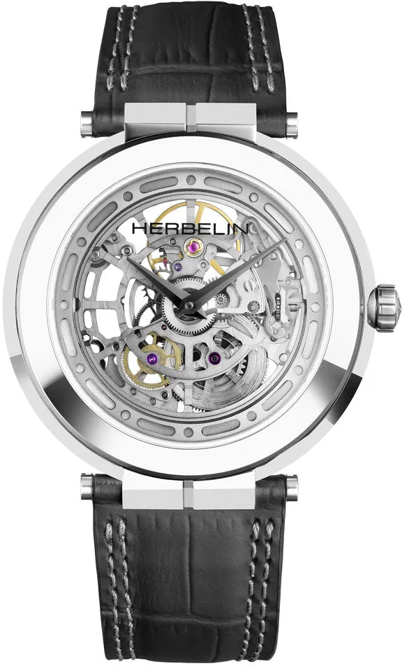 Herbelin Watch Newport Slim Mechanical Skeleton Limited Edition