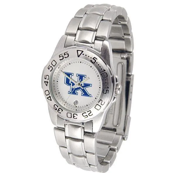 Kentucky Wildcats Ladies Steel Band Sports Watch