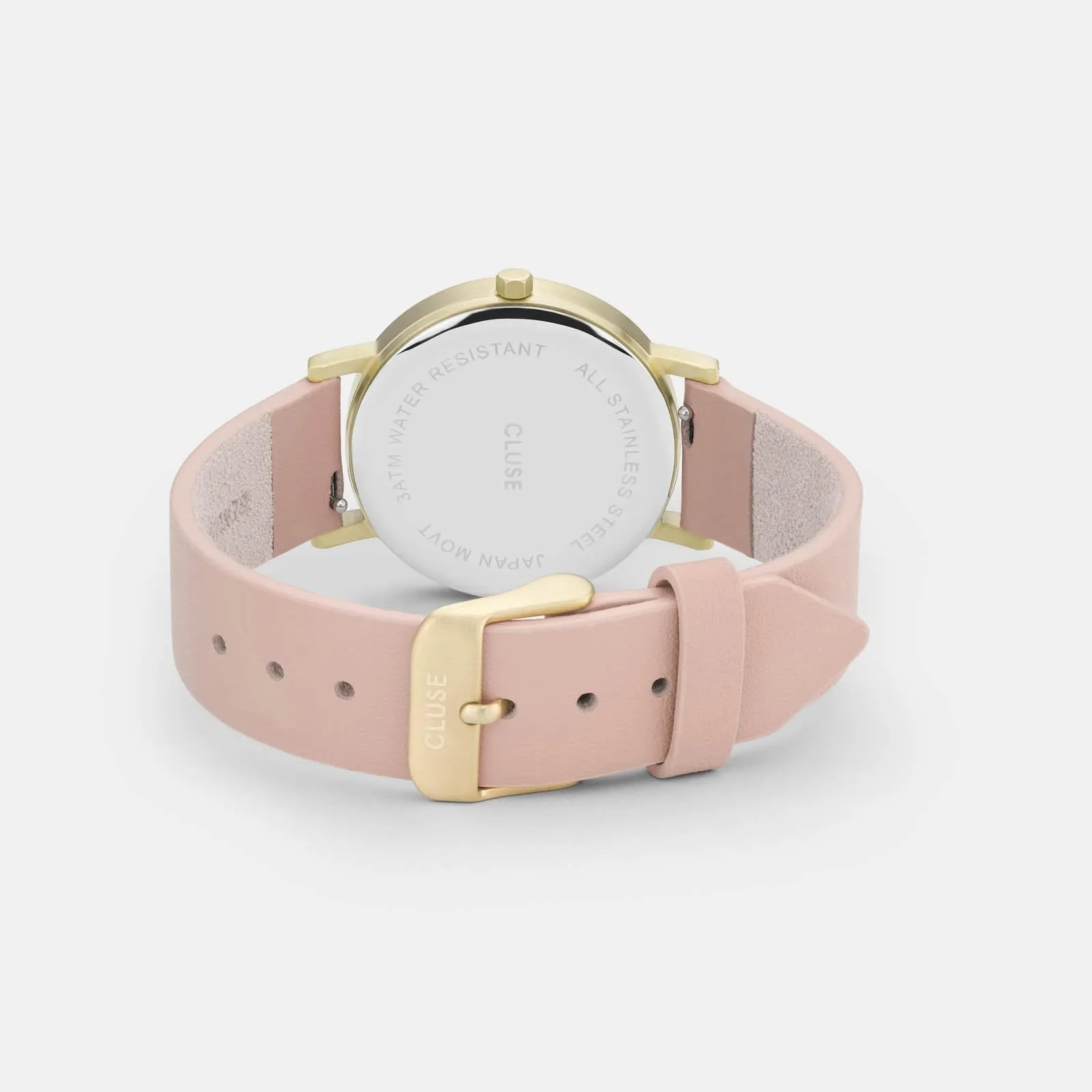 La Roche Petite Leather Nude, Gold Colour