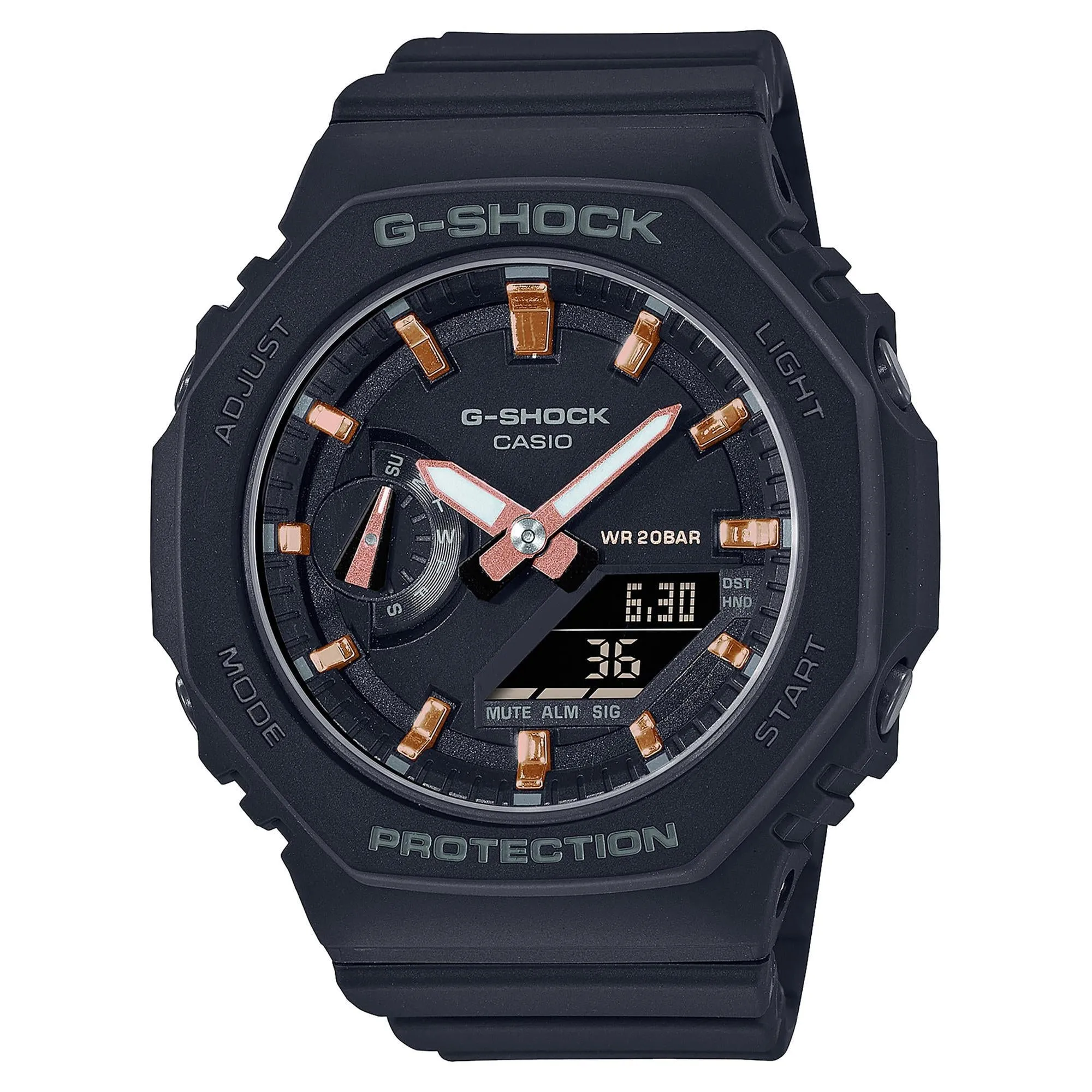Ladies' Casio G-Shock S Series Black Resin Strap Watch GMAS2100-1A