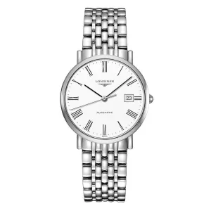 LONGINES Elegant Stainless Steel Automatic Mens Watch L48104116