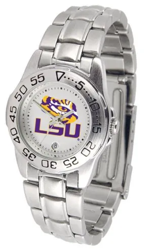 Louisiana State Tigers Ladies Steel Band Sports Watch