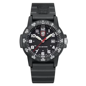 Luminox Men's Sea Turtle Giant 0320 Series Black Polyurethane Strap Black Analog Dial Quartz Watch - XS.0321.L