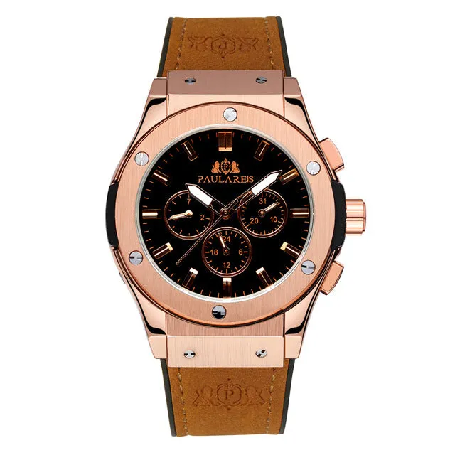Luxury Automatic Sports Watch - Rubber Strap