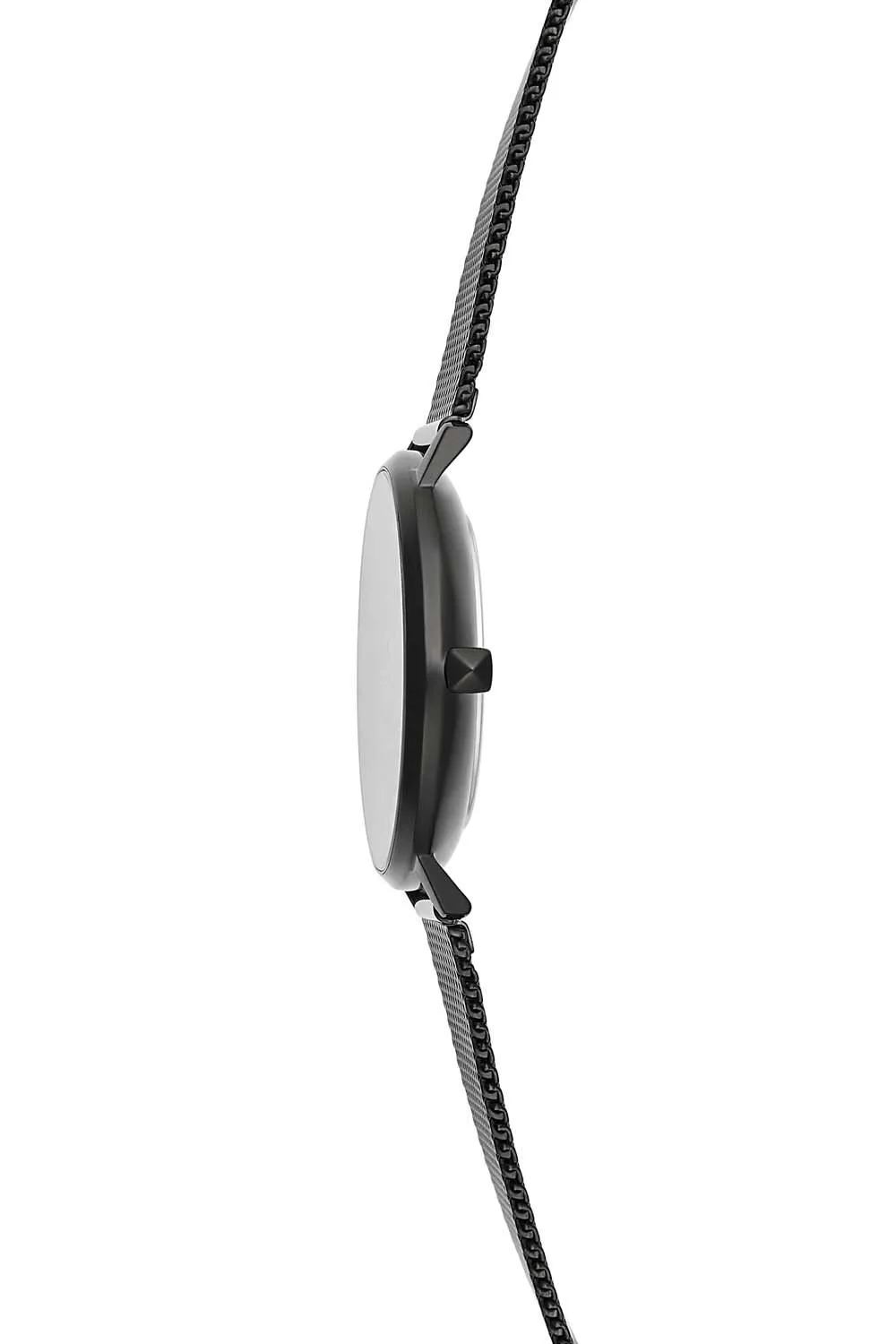 Major Black Tone Mesh Bracelet Watch, 38mm