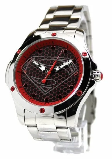Man of Steel Superman Hope Red Stainless Steel Limited Edition Watch (MOS 8014)